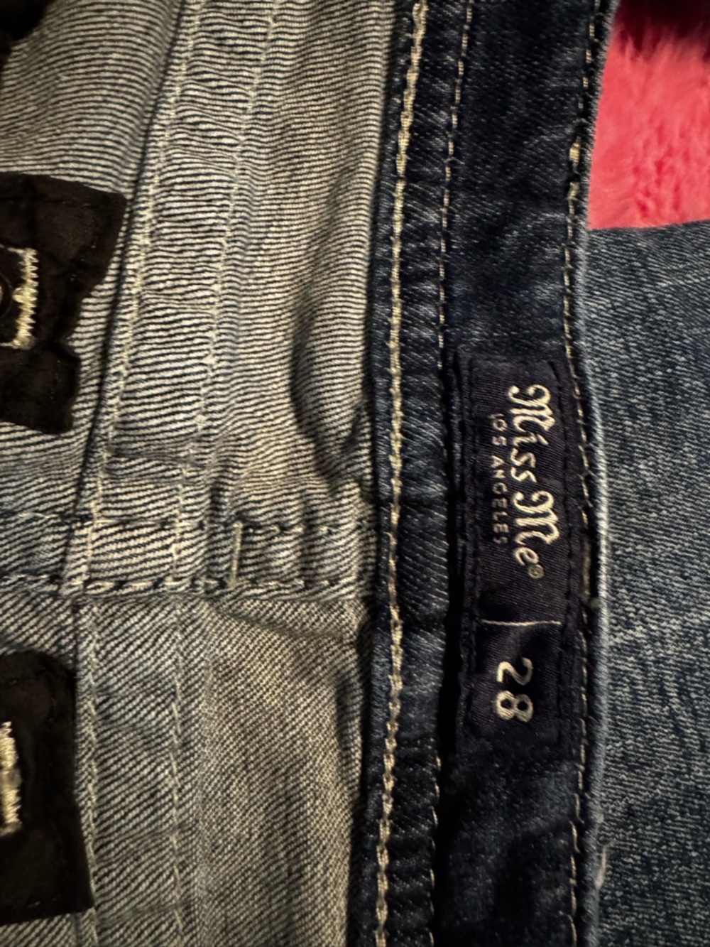 Miss Me Distressed Dark Blue Skinny Jeans - Picture 4 of 4